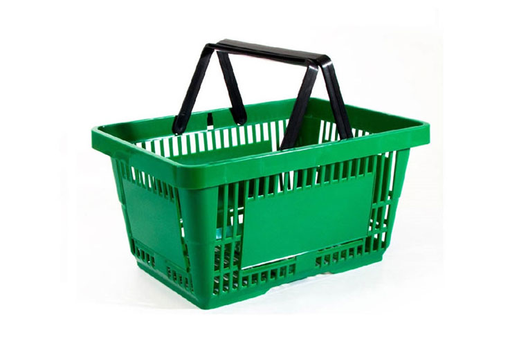 22 Lt Çift Saplı Market Sepeti