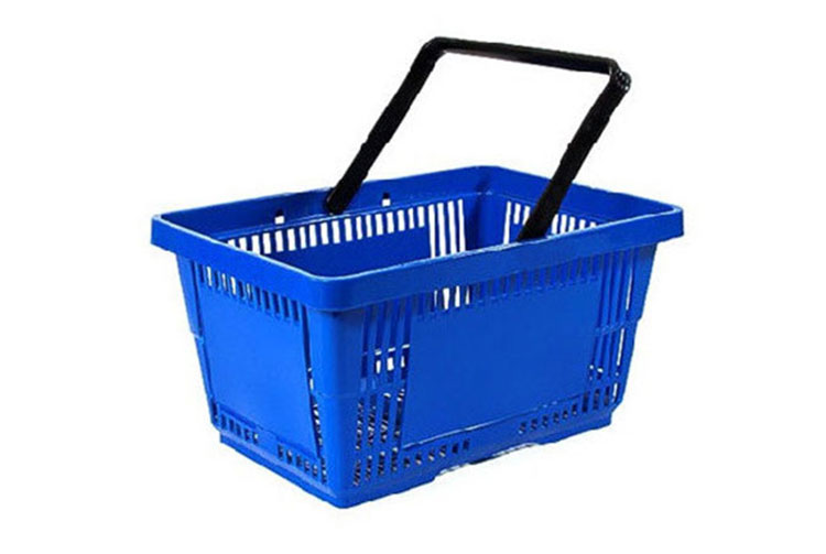 22 Lt Tek Saplı Market Sepeti